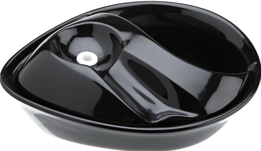 Pioneer Raindrop Ceramic Pet Drinking Fountain 1.7 Litre - Black