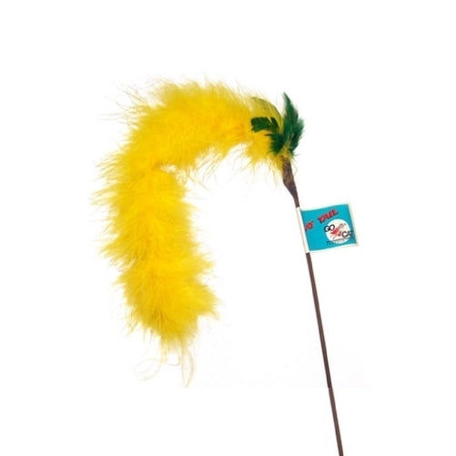 Go Cat Feather Cat Teaser Toy - Short Cat Tail 