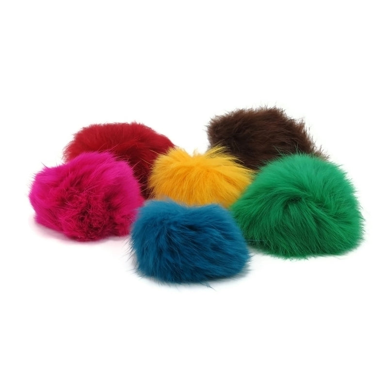 Go Cat Bat Arounds Fluffy Cat Toy in Assorted Colours - Pack of 3