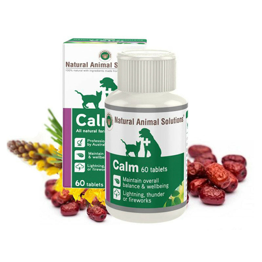 Natural Animal Solutions Calm Tablets For Cats & Dogs