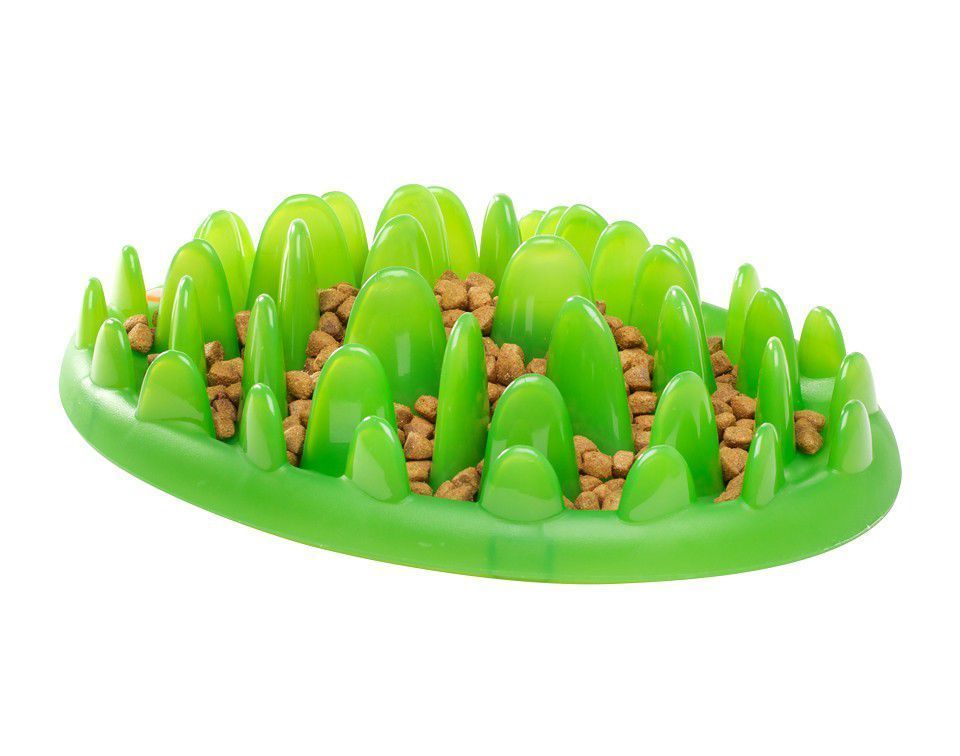 Northmate Mini Interactive Slow Food Dog Bowl - Green