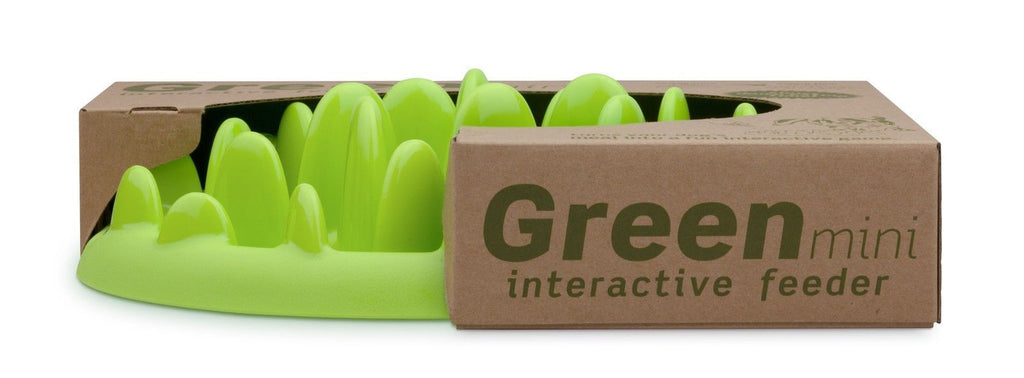 Northmate Mini Interactive Slow Food Dog Bowl - Green