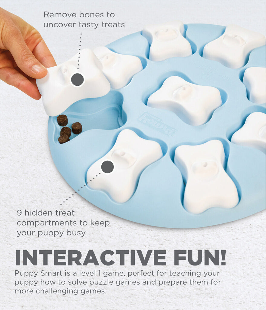 Nina Ottosson Smart Interactive Puzzle Dog Toy for Puppies - Level 1