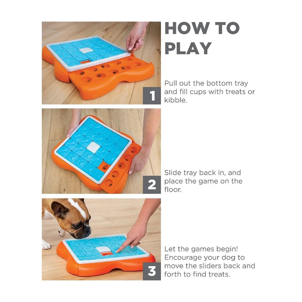Outward Hound Challenge Slider Treat Dispensing Interactive Dog Game Level 2 