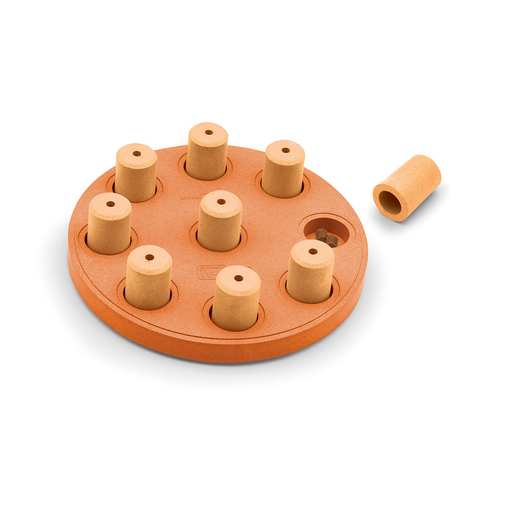 Nina Ottosson Dog Smart Wooden Interactive Dog Game & Toy - Orange 