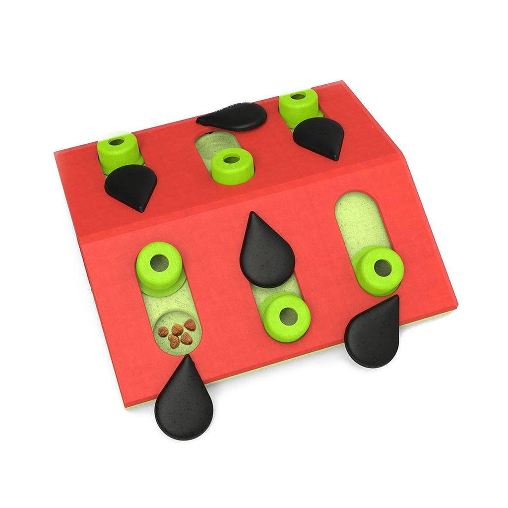 Nina Ottosson Puzzle & Play Melon Madness Treat Dispensing Cat Toy - Pink