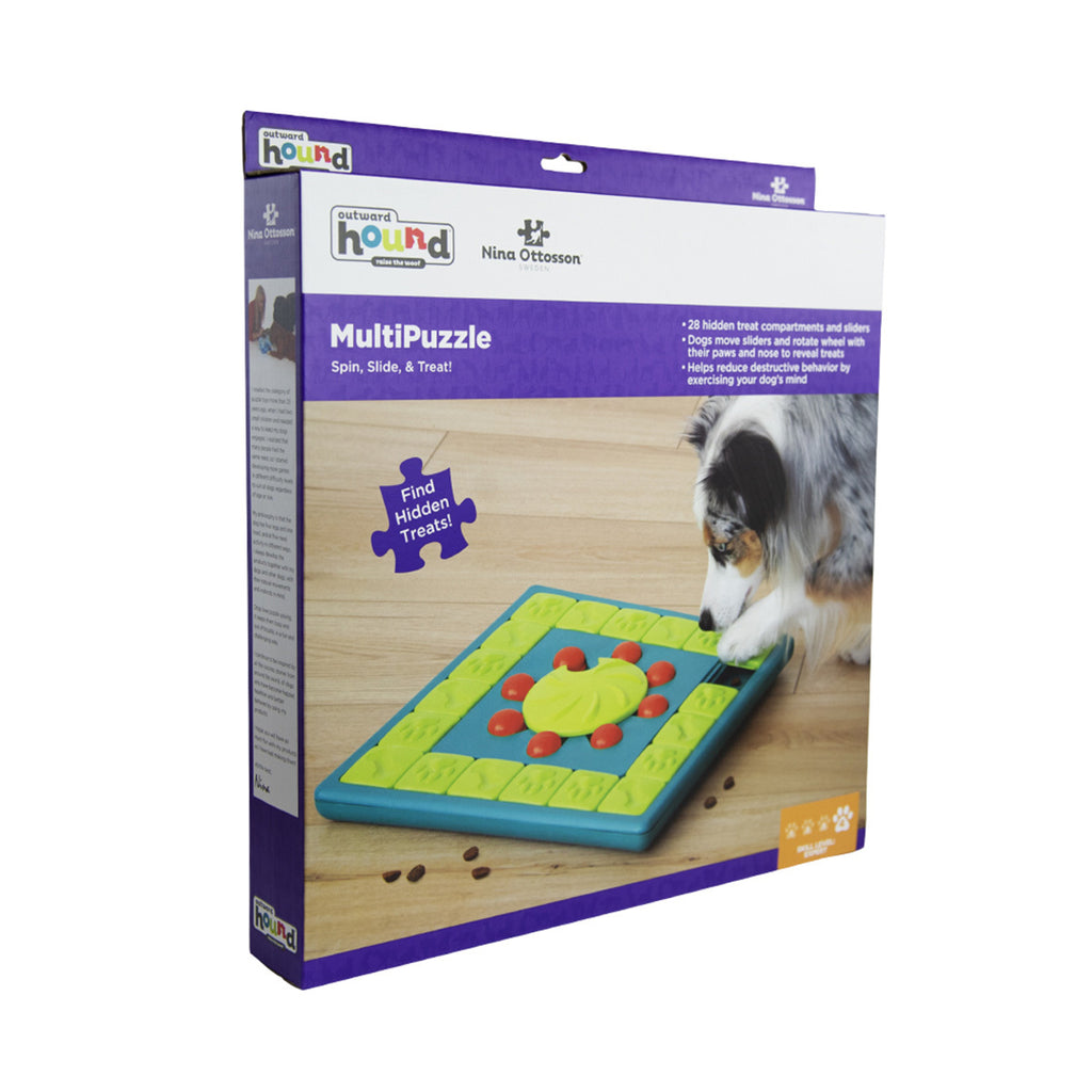 Nina Ottosson Multipuzzle Treat Dispensing Interactive Dog Game Level 4