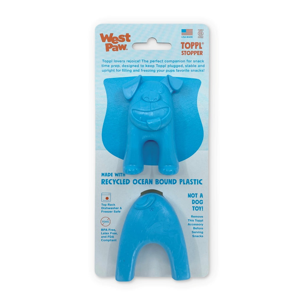 West Paw Toppl Stopper - Fill and Freeze your Toppl with Ease