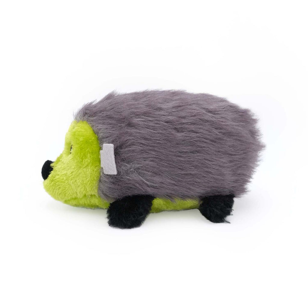 Zippy Paws Plush Squeaker Dog Toy - Halloween Frankenstein Hedgehog