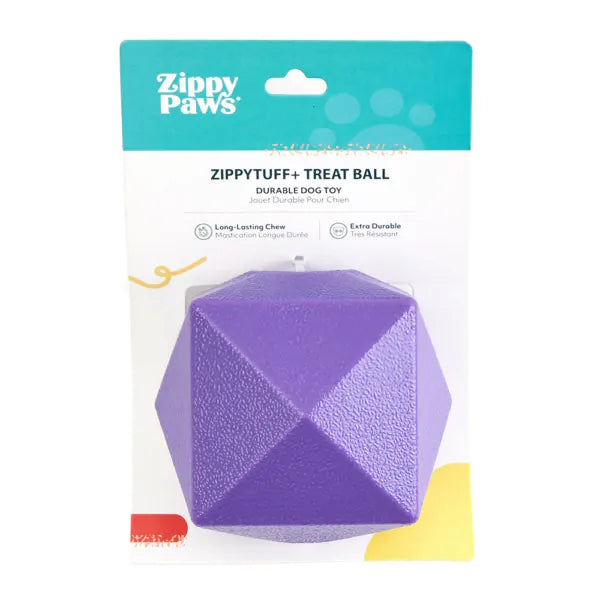 Zippy Paws ZippyTuff+ Treat Ball Interactive Dog Toy 