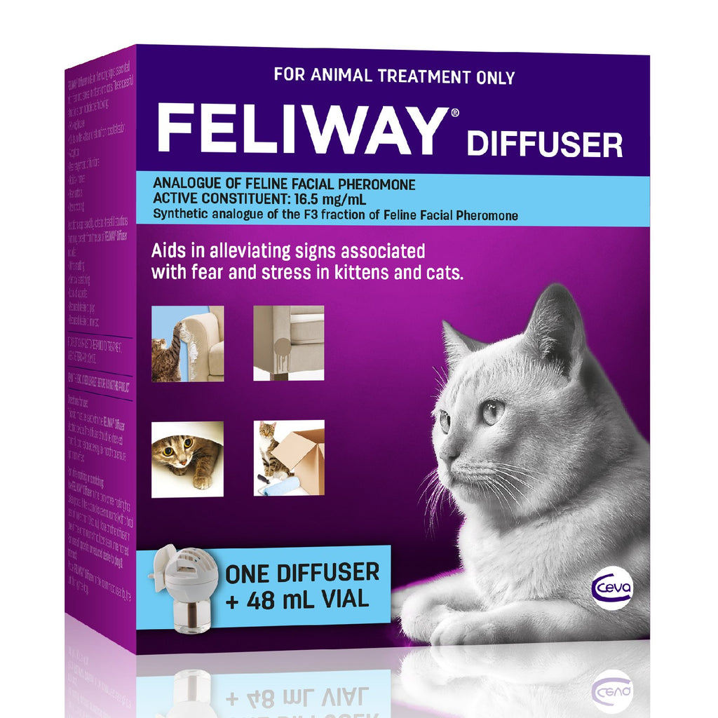 Feliway Calming Pheromone for Cats - Diffuser Kit with 48ml Bottle