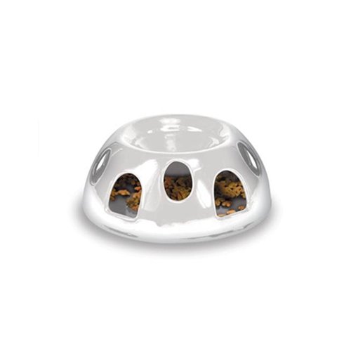 SmartCat Ceramic Tiger Diner - White