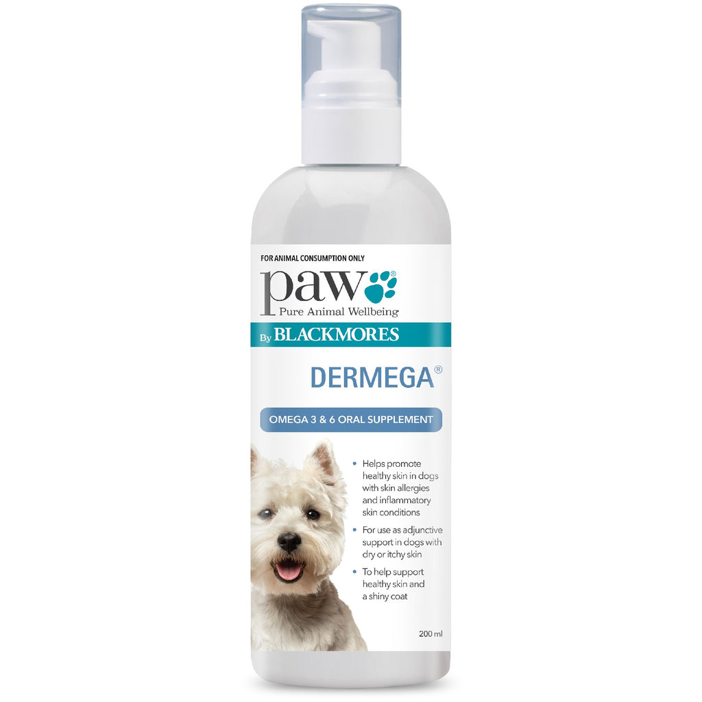 Paw Dermega Oral Supplement with Omega 3 & 6 - 200ml