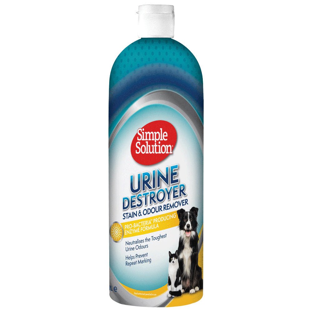 Simple Solution Urine Destroyer & Odour Neutraliser for Cats & Dogs - 1Ltr