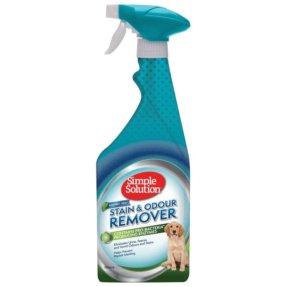 Simple Solution Dog Stain & Odour Remover Spray - Rain Forest 750ml