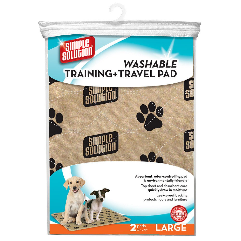 Simple Solution Washable Reusable Leak-Proof Training & Travel Pads - 2 Pads