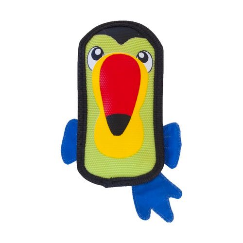 Outward Hound Fire Biterz Tough Squeaker Toy - Toucan