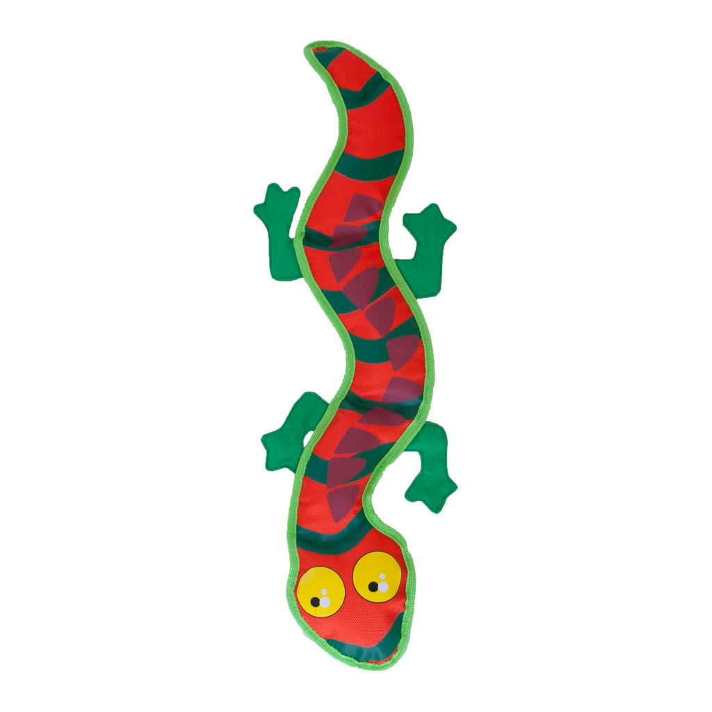 Outward Hound Fire Biterz Tough Squeaker - Exotic Lizard