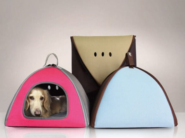 Ibiyaya Little Dome Pet Tent Bed - Pink