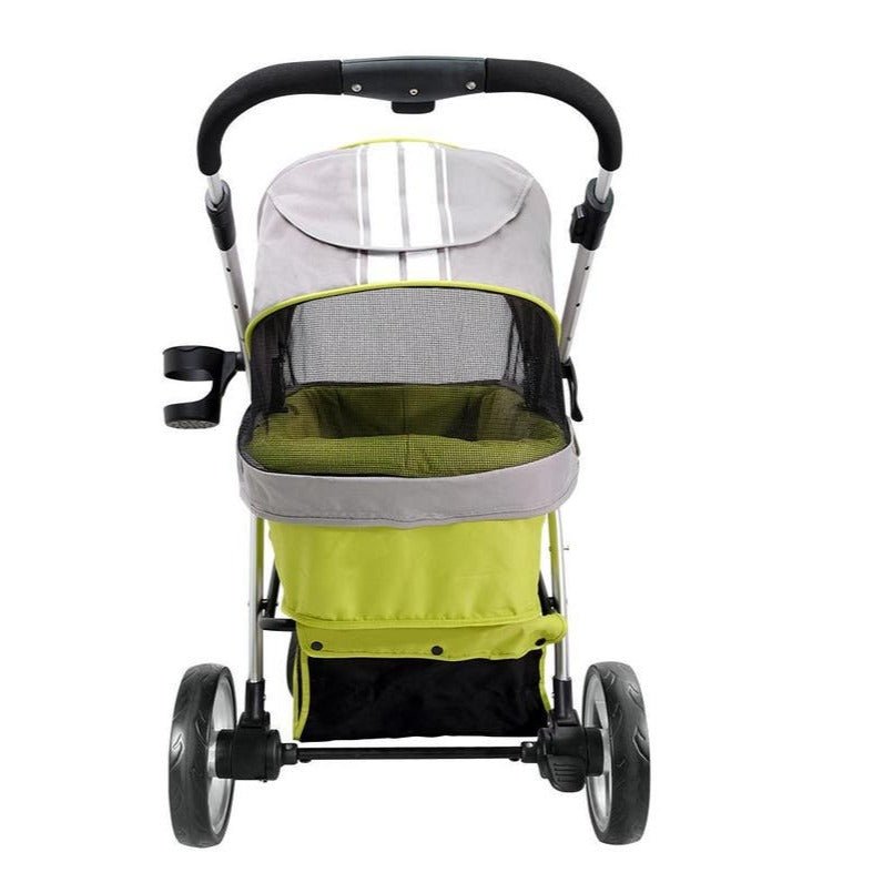 Ibiyaya Collapsible Elegant Retro Pet Stroller - Green