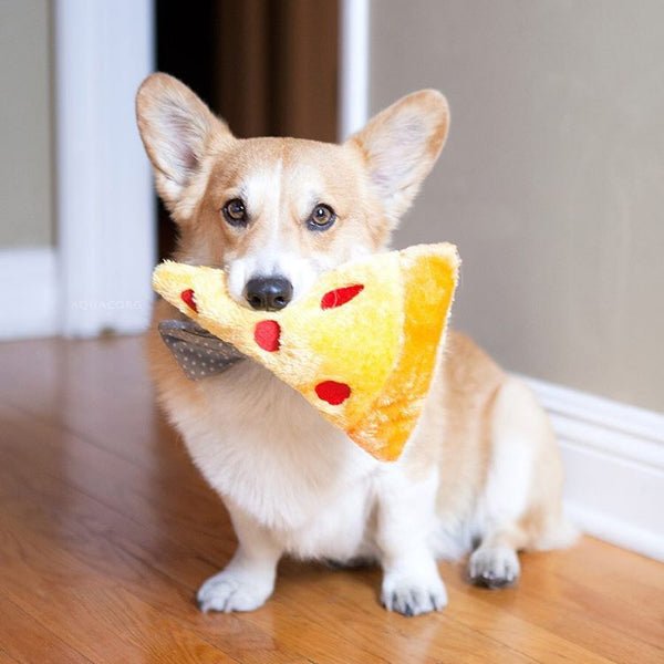 Zippy Paws Squeakie Emojiz Dog Toy - Pizza Slice