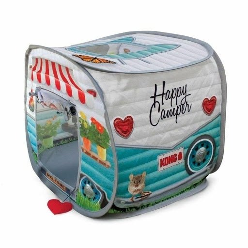 KONG Play Spaces Happy Camper Pop-Up Cat House - 2 Units