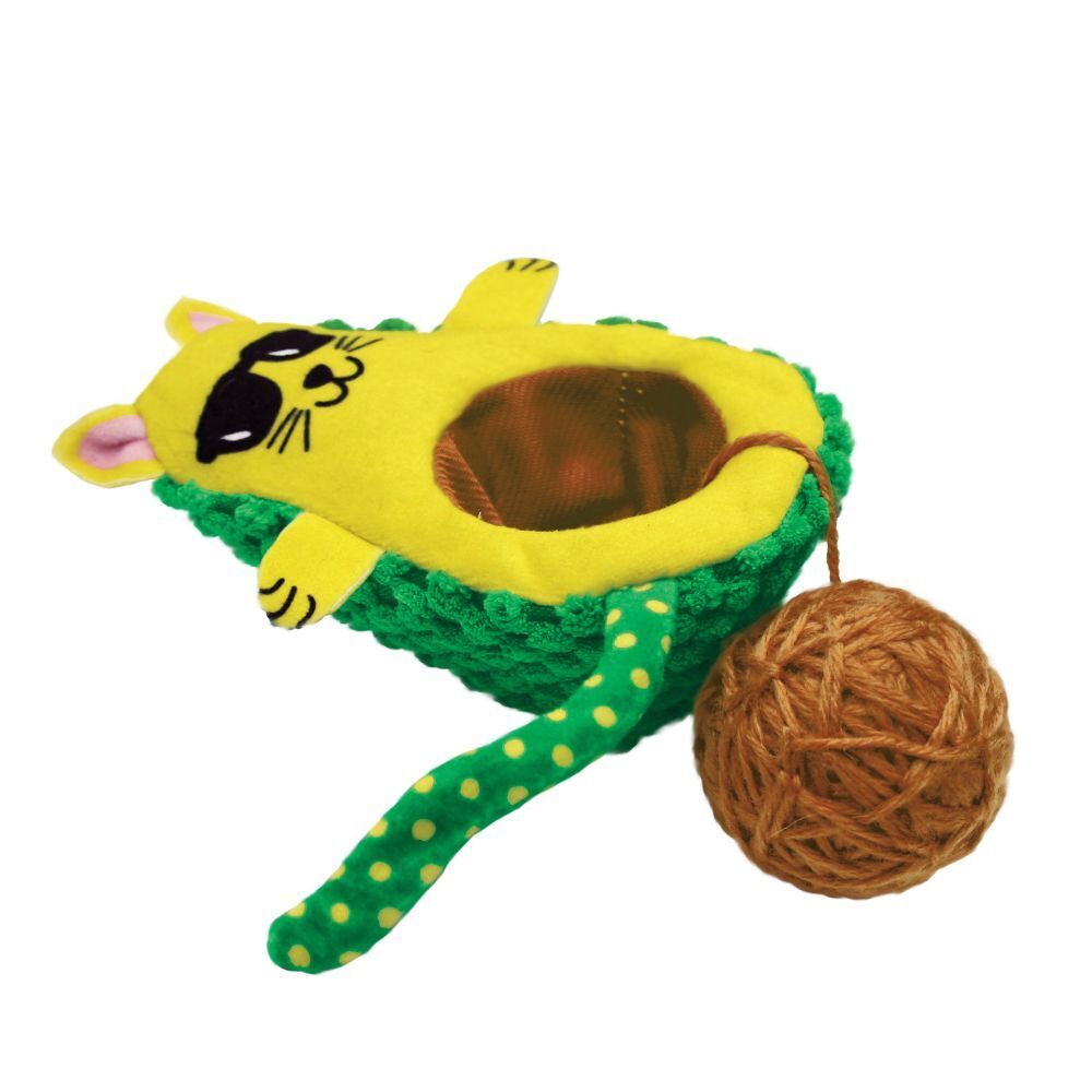 KONG Wrangler Avocato Cat Toy - 3 Units
