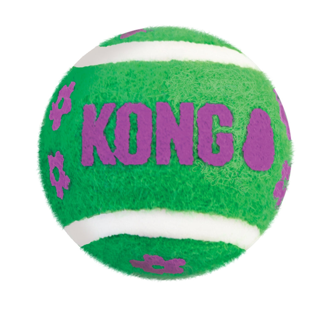 KONG Cat Tennis Balls with Bells - 3 Units/3 Packs
