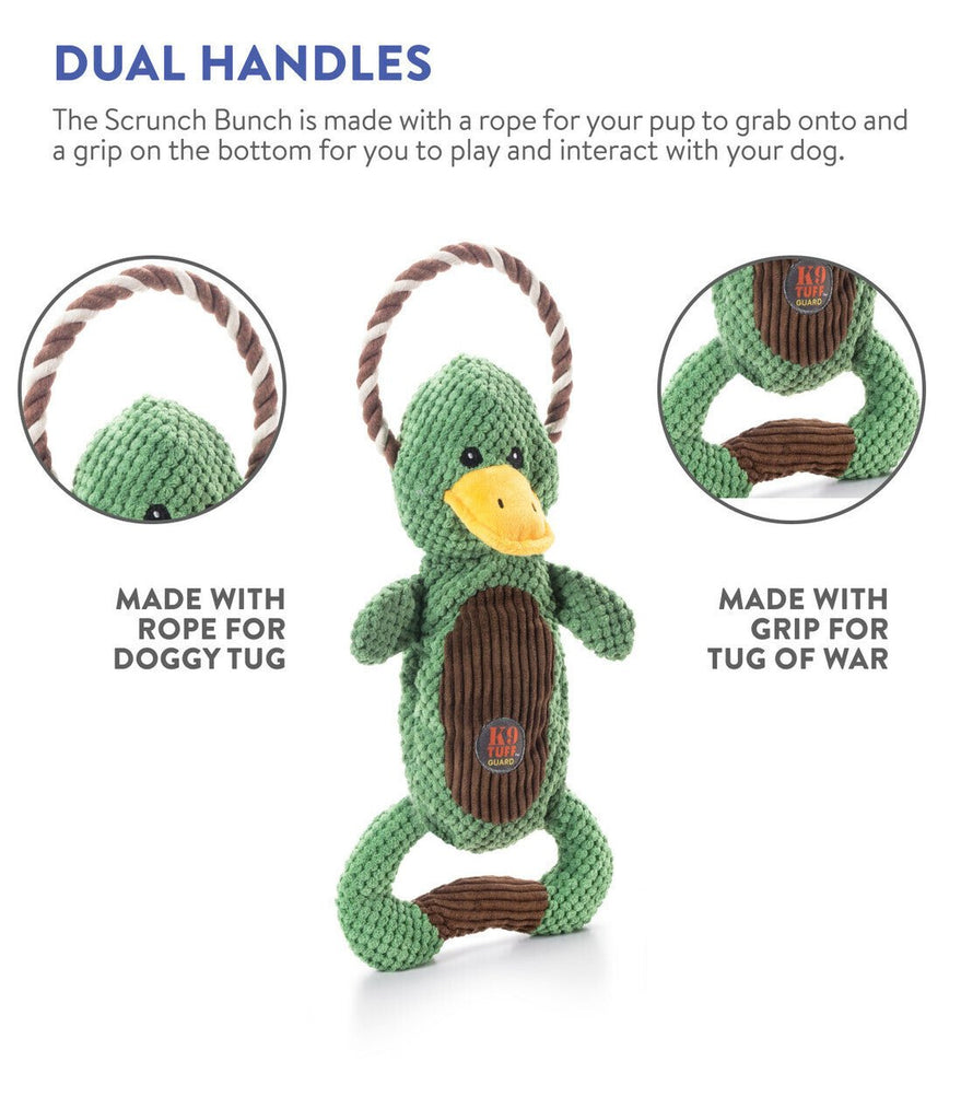 Charming Pet Scrunch Bunch Duck Dog Toy
