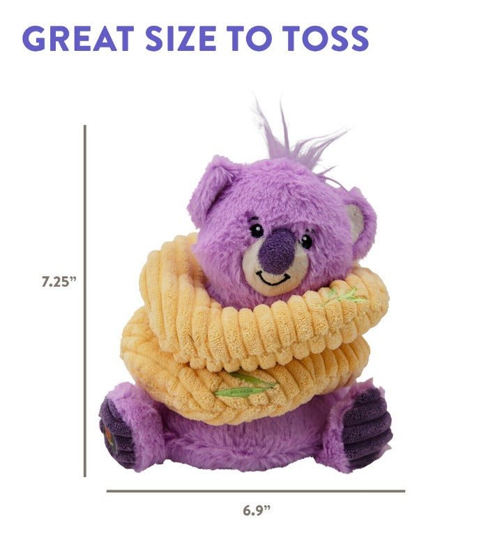 Charming Pet Ringamals Koala Plush Puzzle Dog Toy