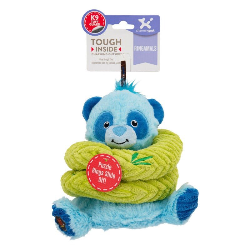 Charming Pet Ringamals Panda Plush Puzzle Dog Toy