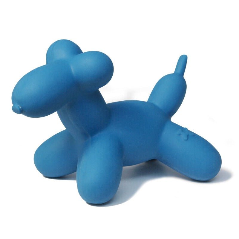 Charming Pet Latex Blue Balloon Squeaker Dog Toy
