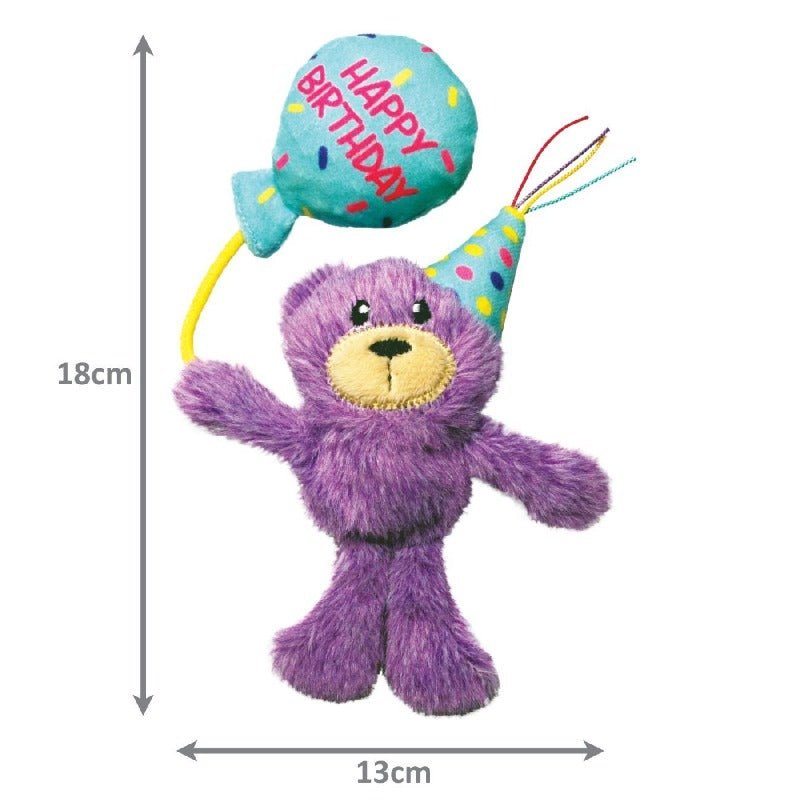 KONG Cat Occasions Birthday Teddy - 3 Units