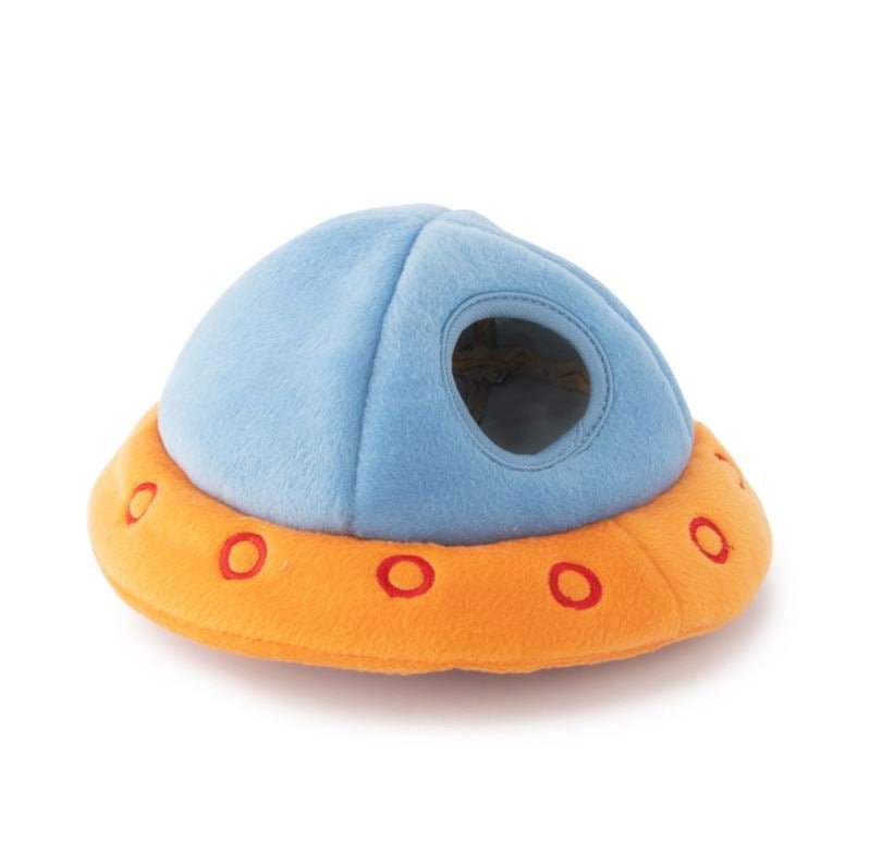 Zippy Paws Zippy Burrow Squeaker Dog Toy - 3 Aliens in a UFO