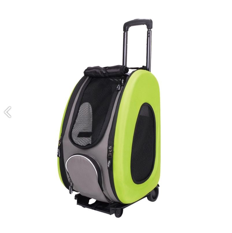 Ibiyaya EVA Pet Carrier/Wheeled Carrier - Apple Green