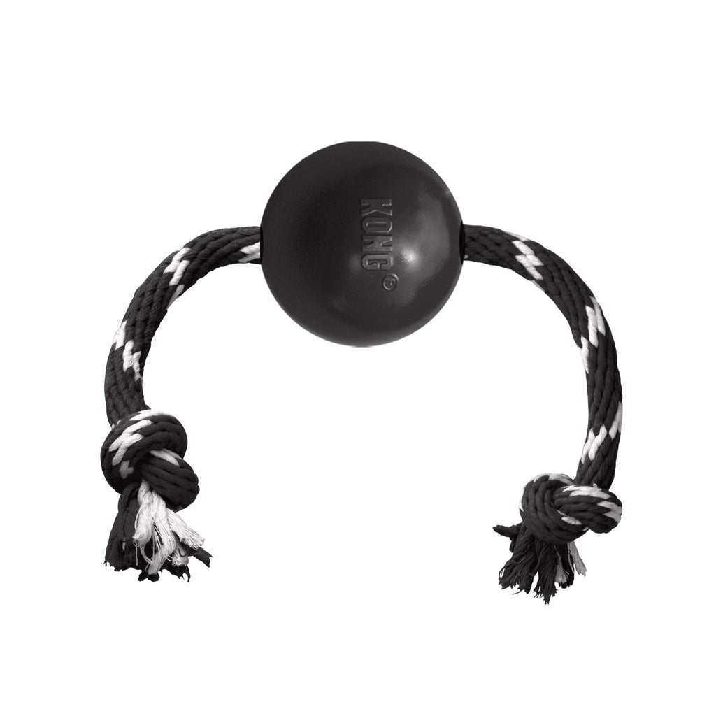 KONG Extreme Ball With Rope - Large - 2 Units