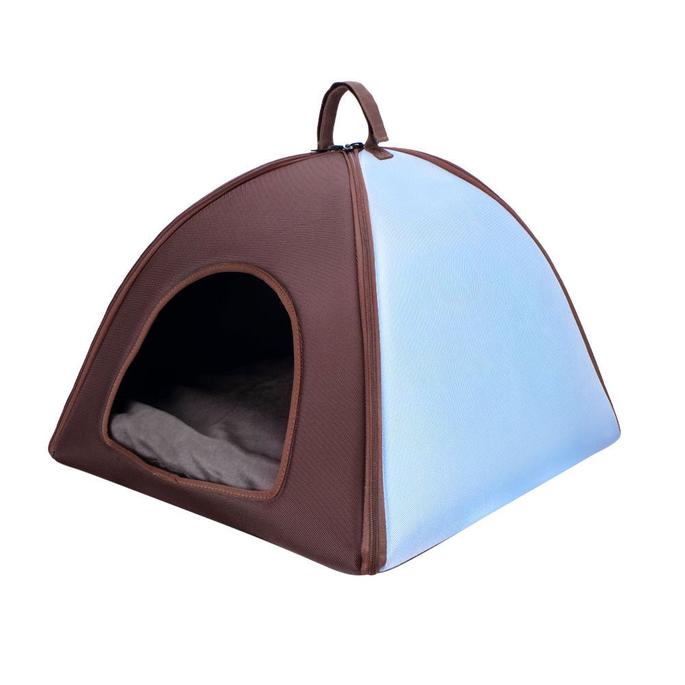 Ibiyaya Little Dome Pet Tent Bed - Blue