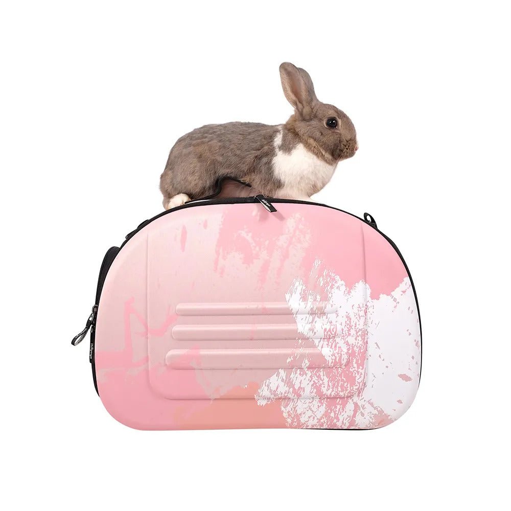 Ibiyaya Collapsible Shoulder Pet Carrier - Pink Sunset