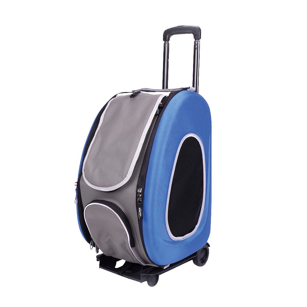 Ibiyaya EVA Pet Carrier/Wheeled Carrier - Royal Blue