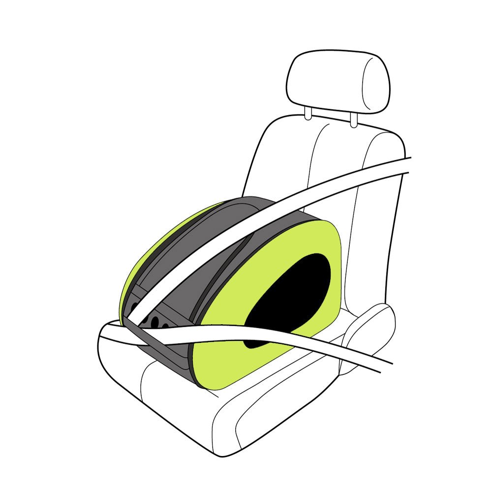 Ibiyaya EVA Pet Carrier/Wheeled Carrier - Apple Green