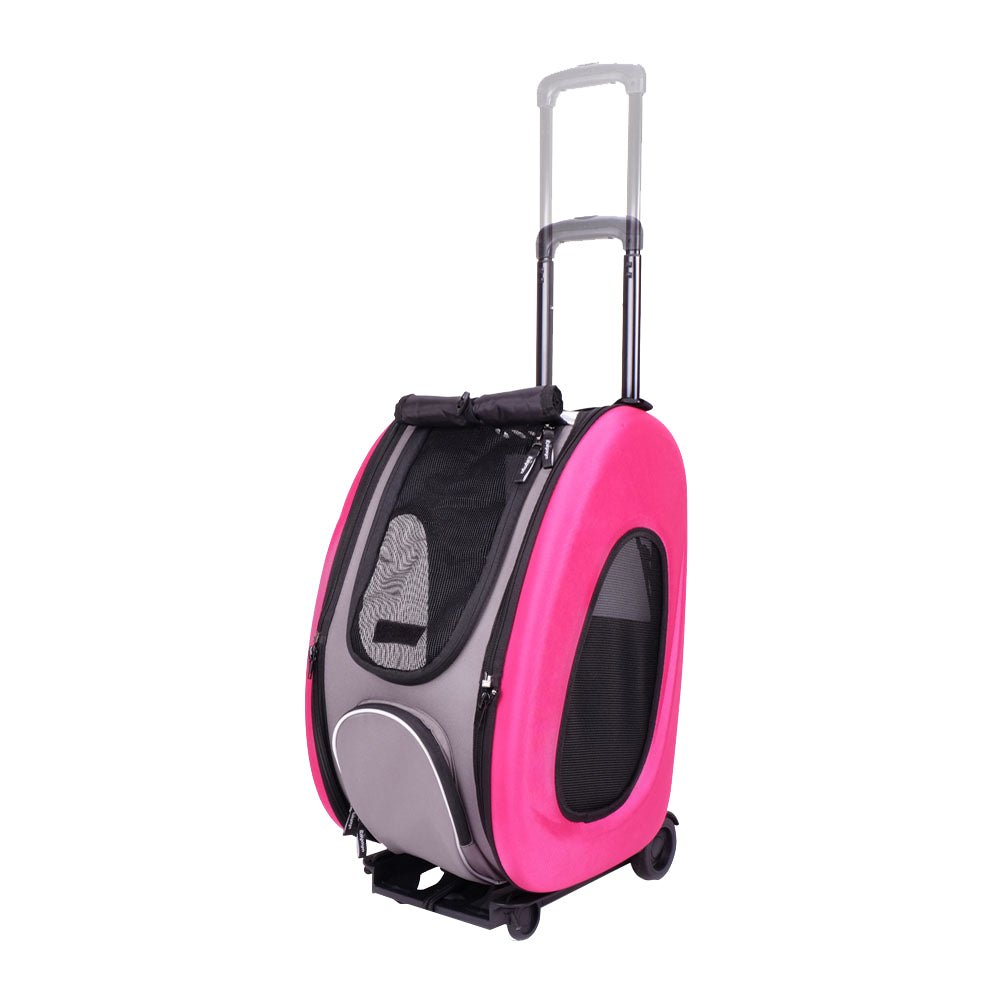 Ibiyaya EVA Pet Carrier/Wheeled Carrier - Hot Pink