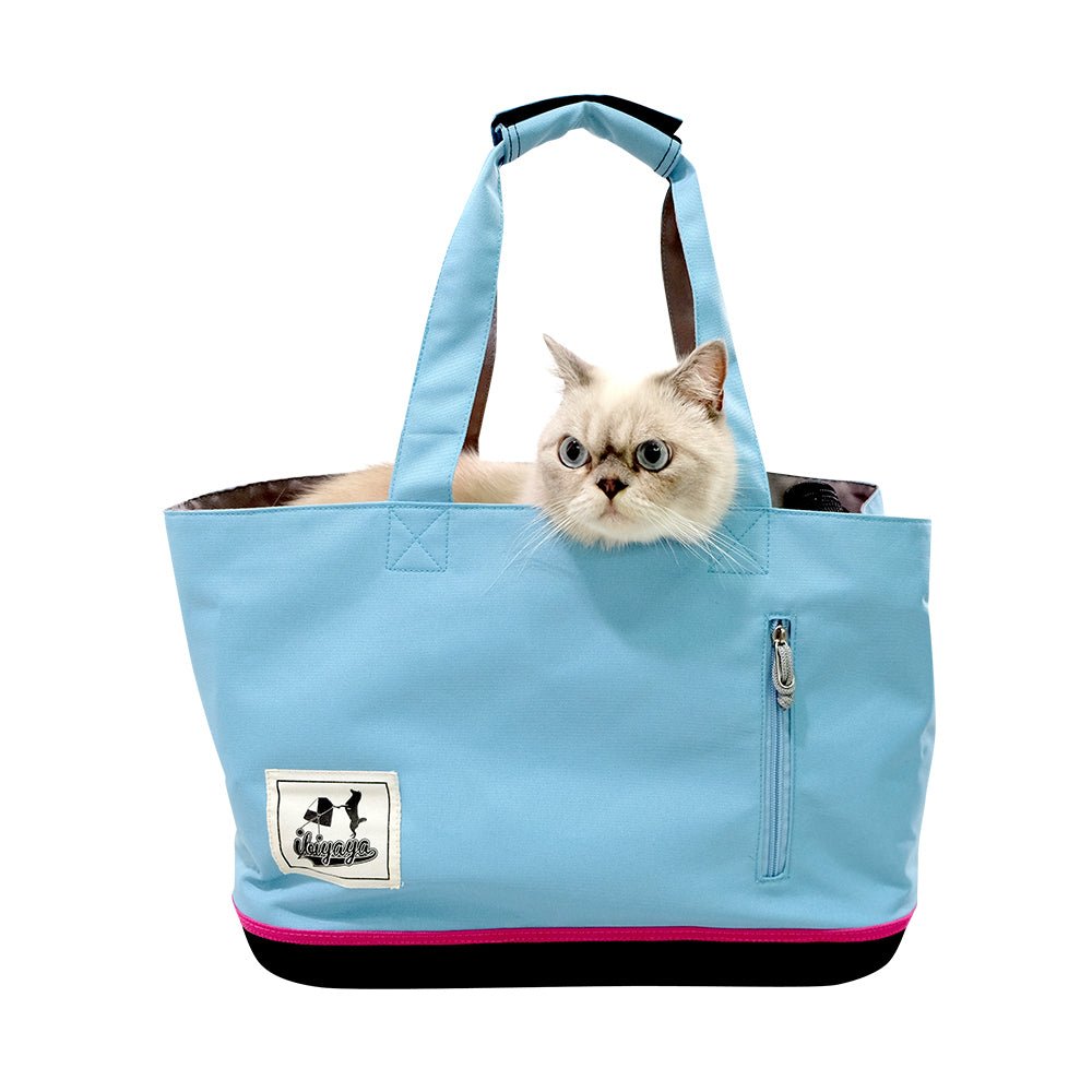 Ibiyaya Canvas Pet Carrier Tote - Sky Blue