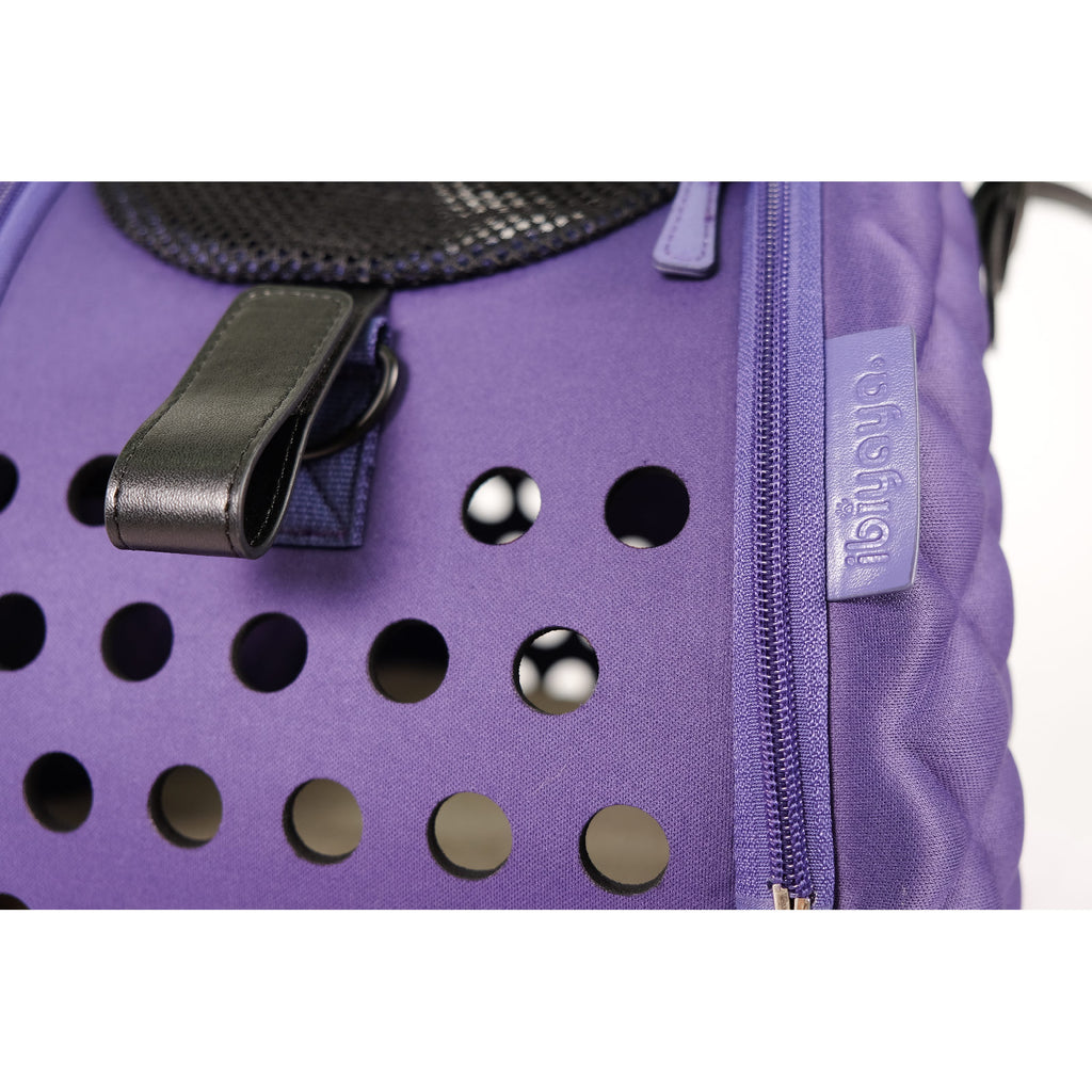 Ibiyaya Diamond Deluxe Pet Carrier – Dark Purple