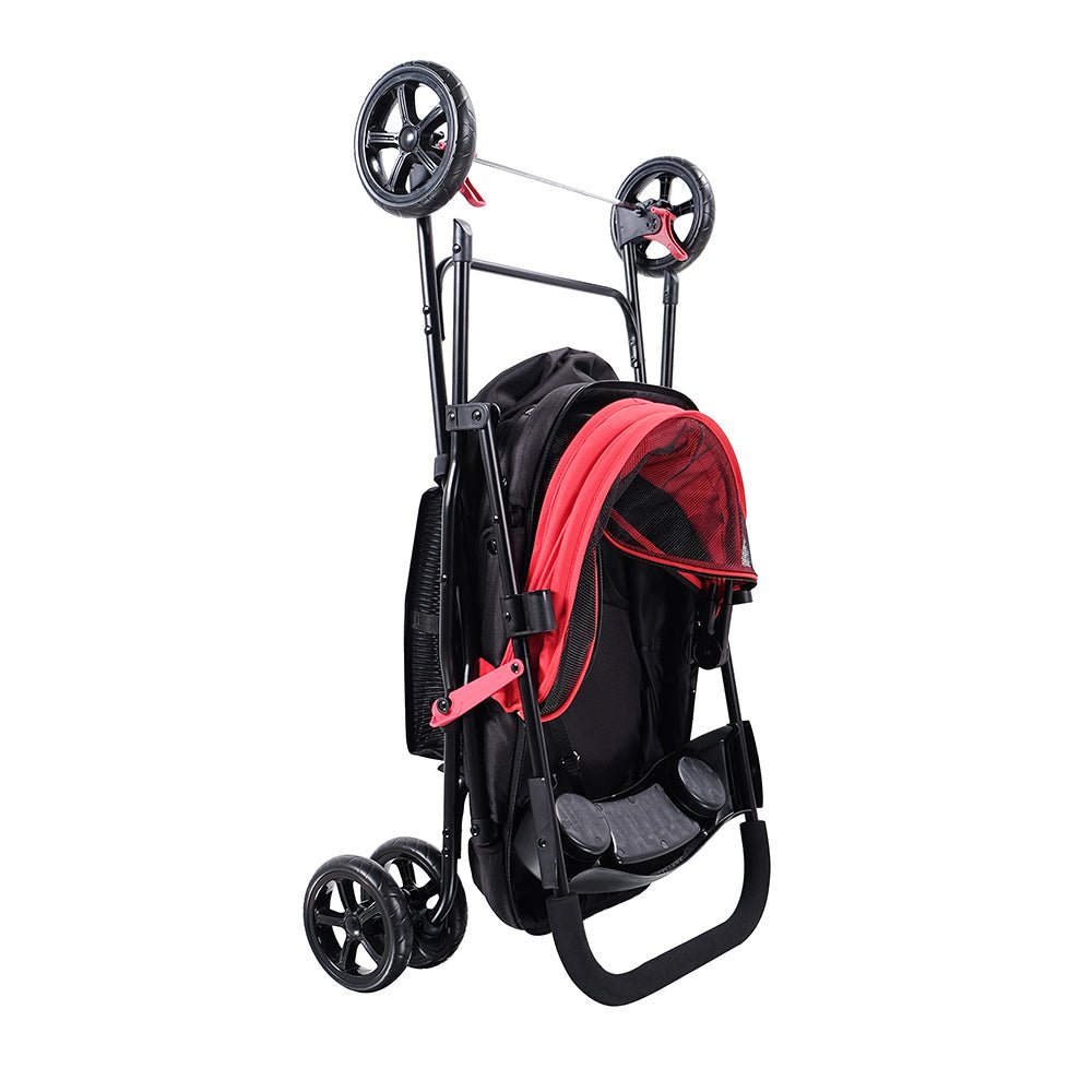 Ibiyaya Easy Strolling Pet Buggy - Rouge Red