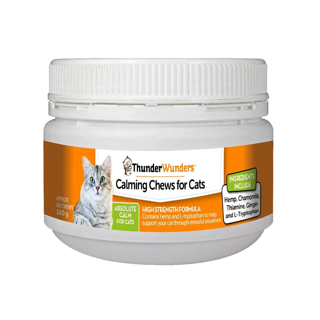 Thunderwunders Calming Chews for Stressed and Anxious Cats - 180g