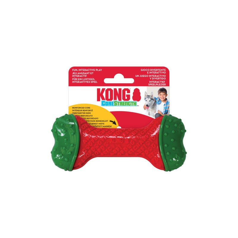 KONG Holiday CoreStrength Bone - Sm/Md/Lrge - 4 Pack