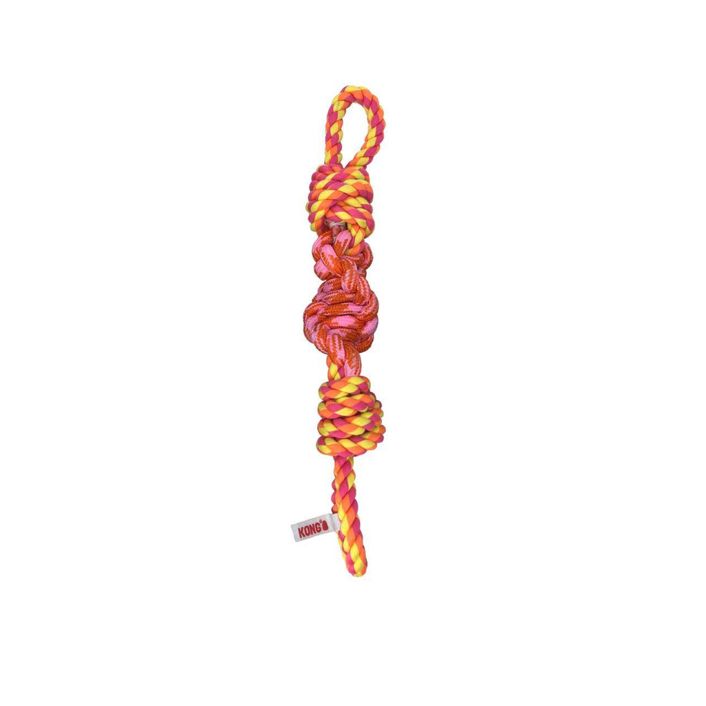 KONG Rope Bunji Tug Dog Toy - Assorted Colours - 4 Units