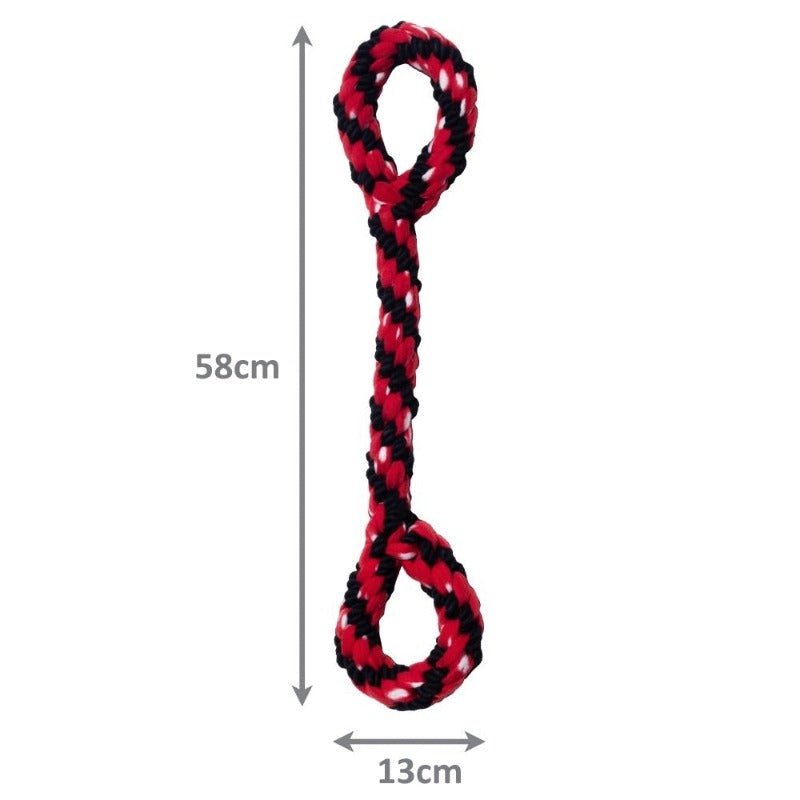 KONG Signature Rope Double Tug Dog Toy