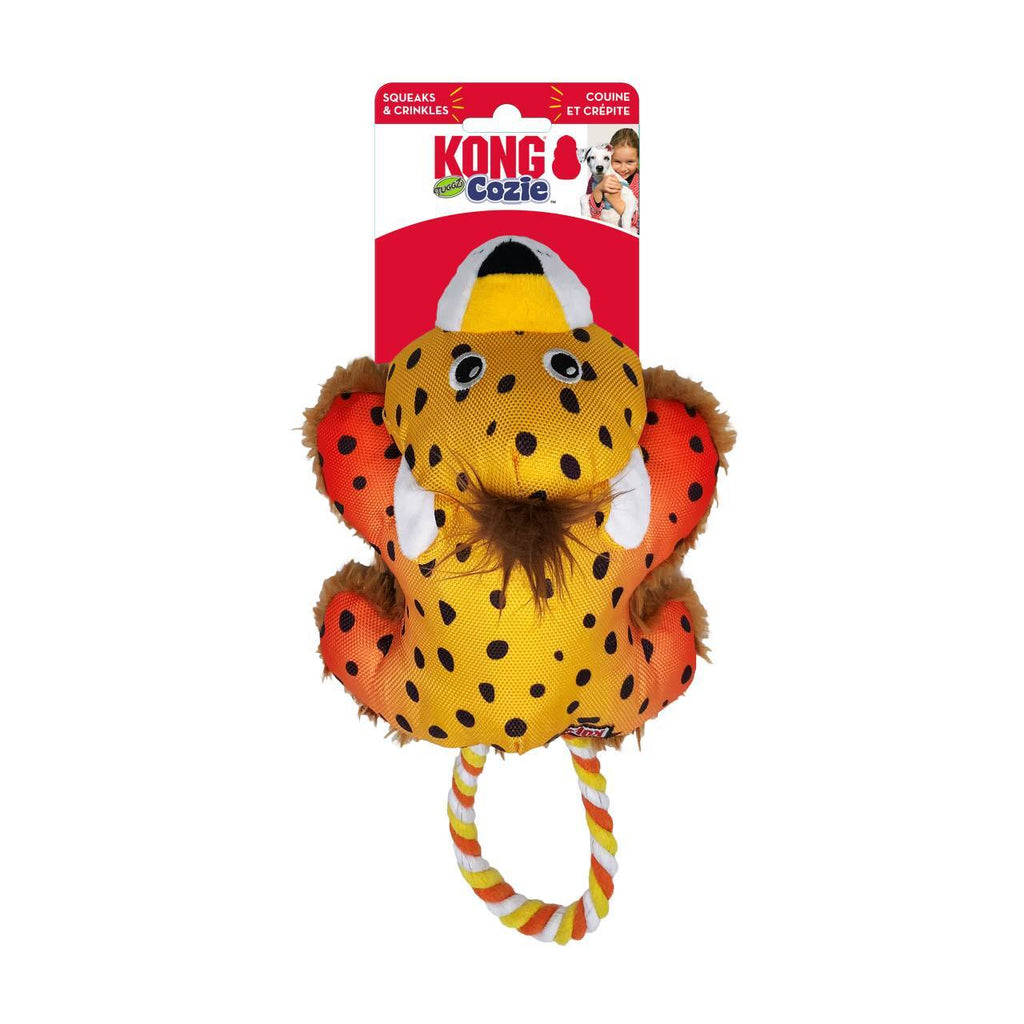 KONG Cozie Tuggz Cheetah - 3 Units