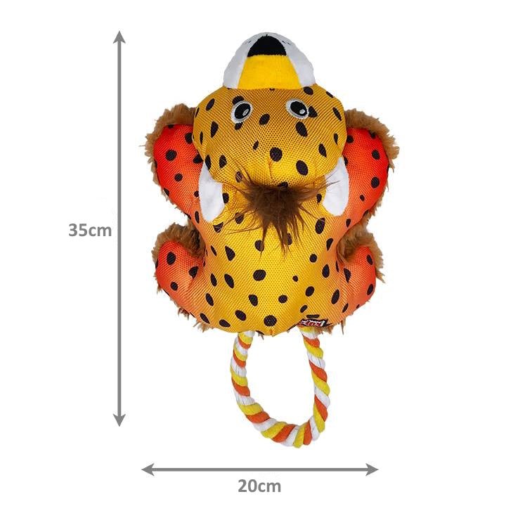 KONG Cozie Tuggz Cheetah - 3 Units